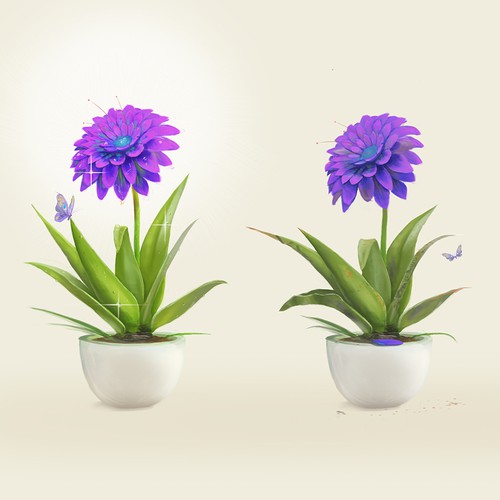 Plant illustration for Blooming - A Digital Mind Coach For Modern Leaders