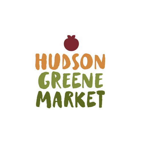 Logo concept for food market