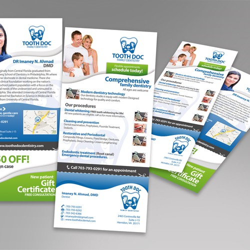 Tooth Doc Family Dentistry needs a new brochure design