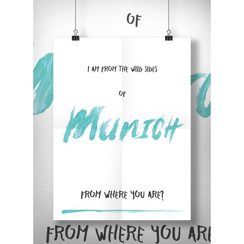 Poster for the beautiful city of Munich