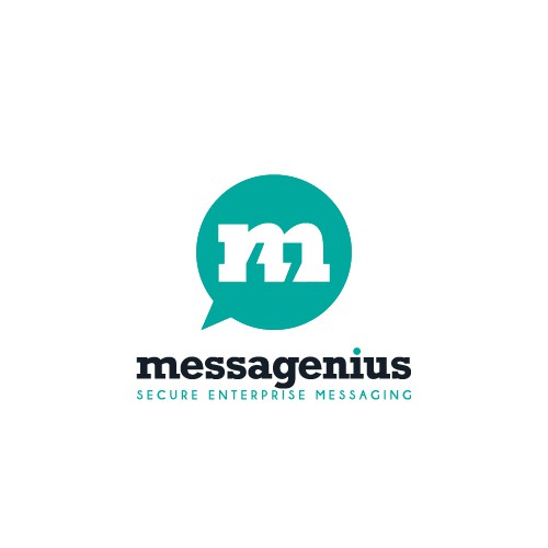 Simple and clever logo for messaging app