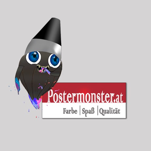 postermonster.at needs a dinky and haired poster monster as logo