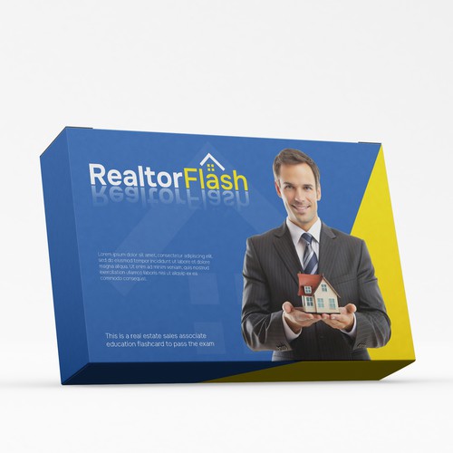 Realtor Flashcards Box Design