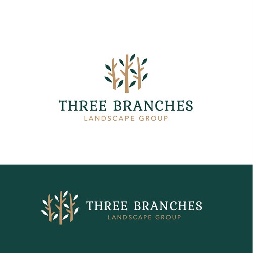 Logo for landscape group