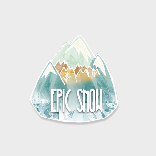 Epic Snow sticker
