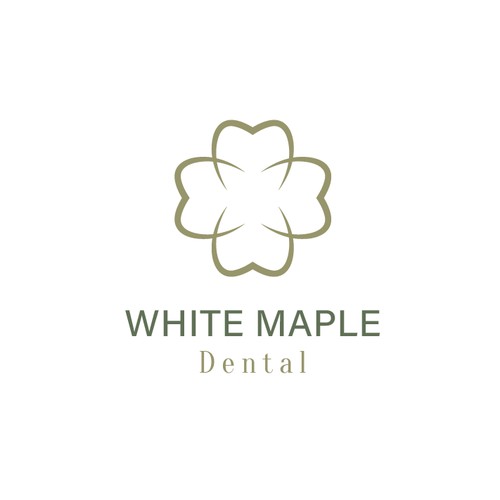 Logo white maple