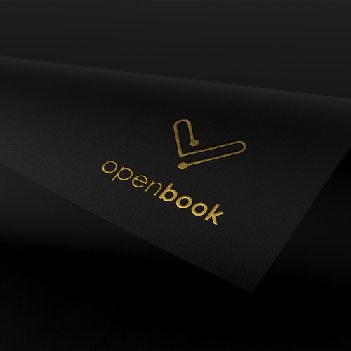 Bold Logo Design concept for openbook