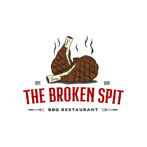 The Broken Spit Logo Concept