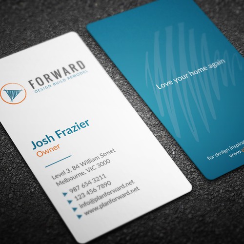 Business card contest winner 