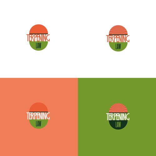 Law firm retro logo
