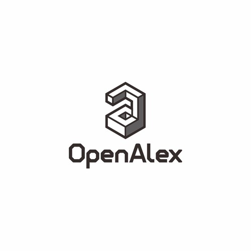 Engineered logo for scientific universal database: OpenAlex