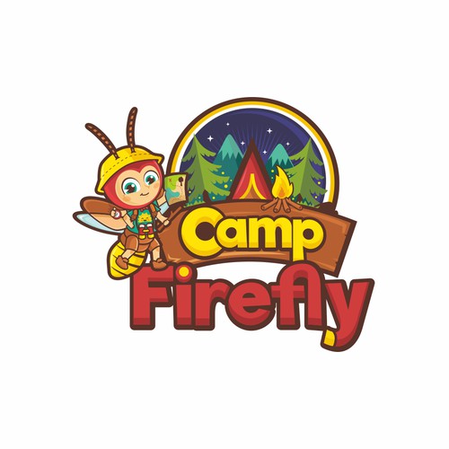 children summer camp logo