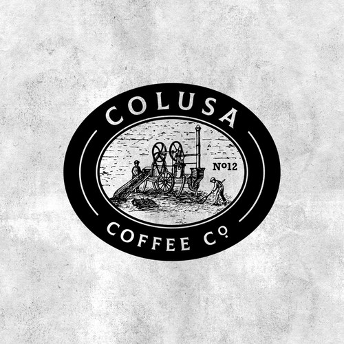 Illustration logo for coffee shop roastery