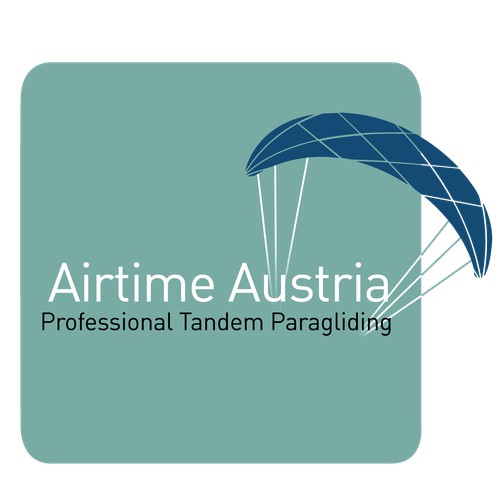 logo concept for tandem paragliding