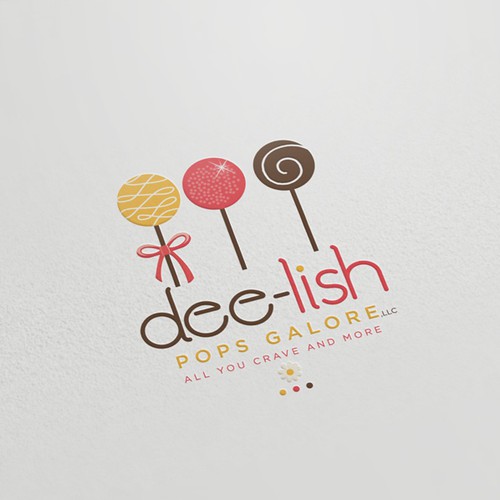Logo for Dee-lish Pops Galore