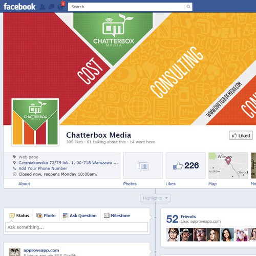 Facebook Page for Chatterbox Media