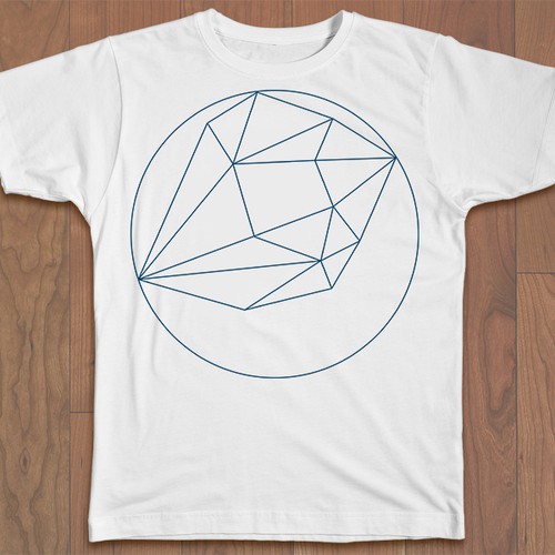 Minimalist Tee Geometric Tee design