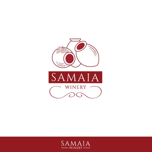 Logo concept for a Georgian wine producer