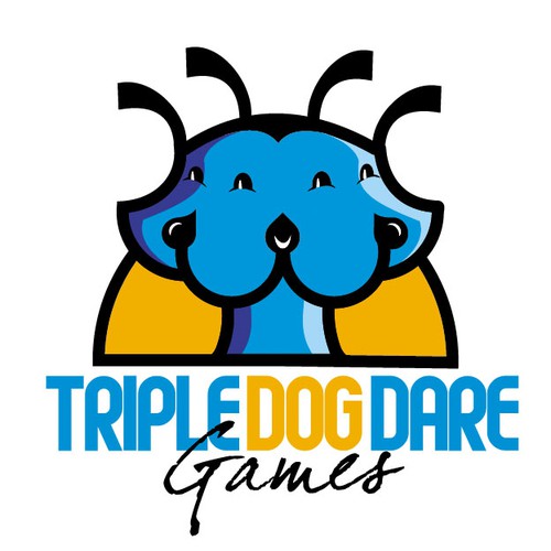 Create the next logo for Triple Dog Dare Games