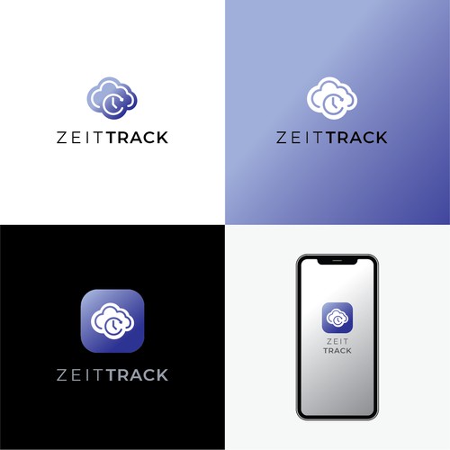 Logo concept for ZeitTrack
