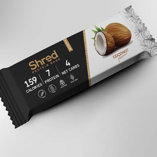 Product Packaging For Protein Snack Bar