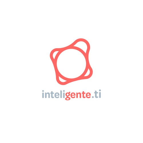 Conceito de logo para empresa de TI tecnologia da informação