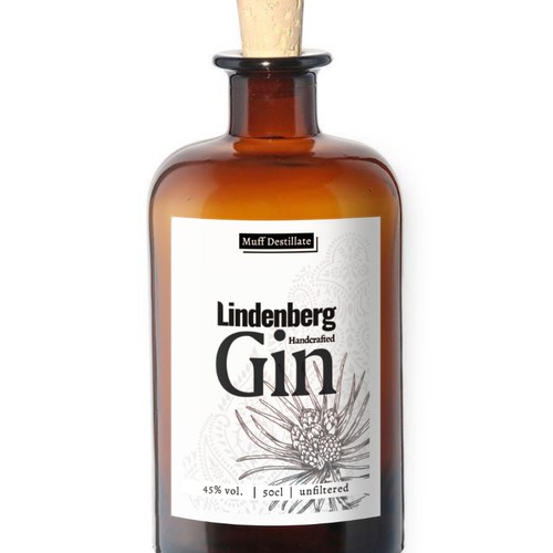 Label design for craft gin