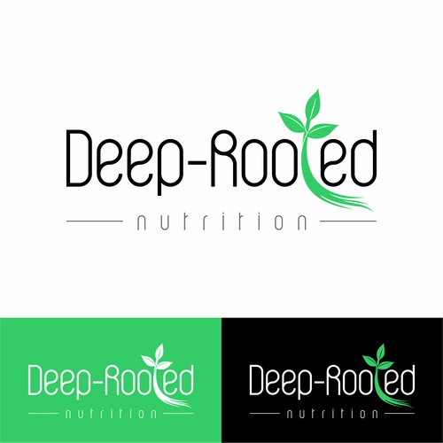 Deep-Rooted Nutrition Logo concept