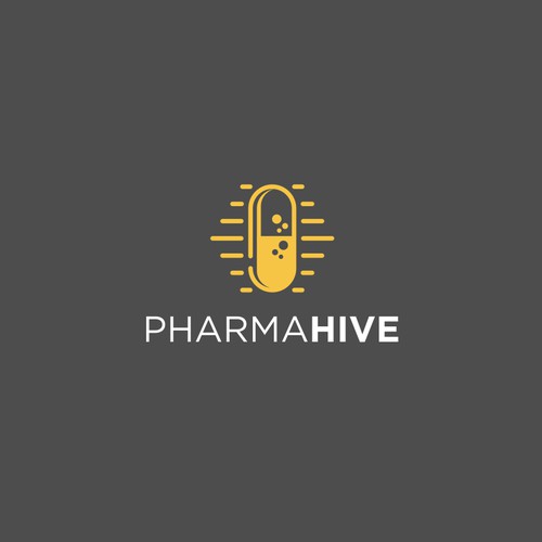 PharmaHive logo design