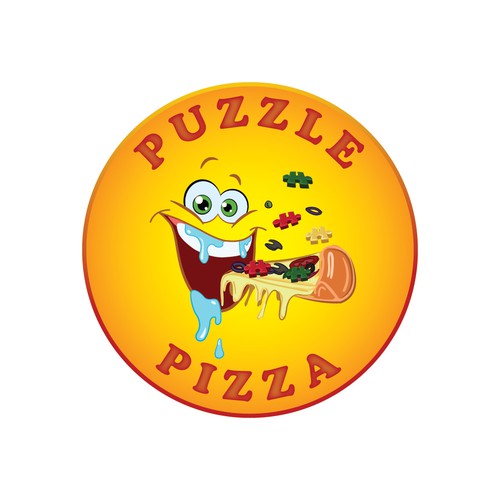 Logo concept forPuzzle Pizza 