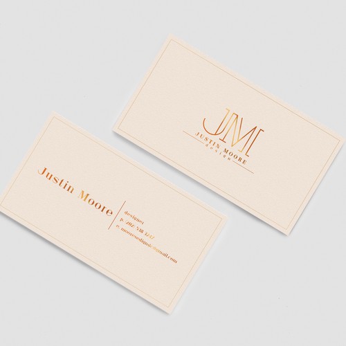 Justin Moore Business card