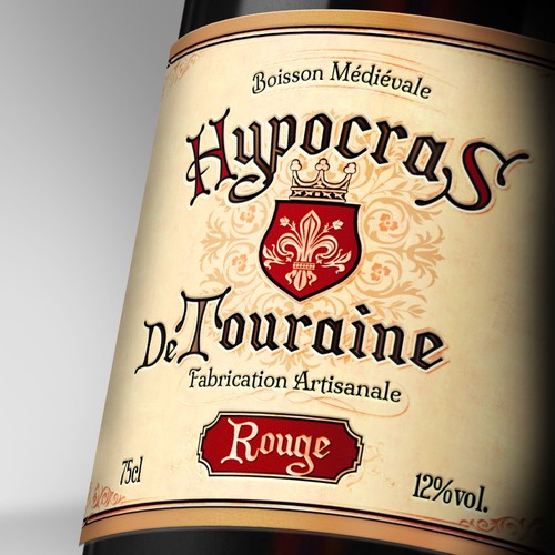 Label Design for Artisan Medieval Wine