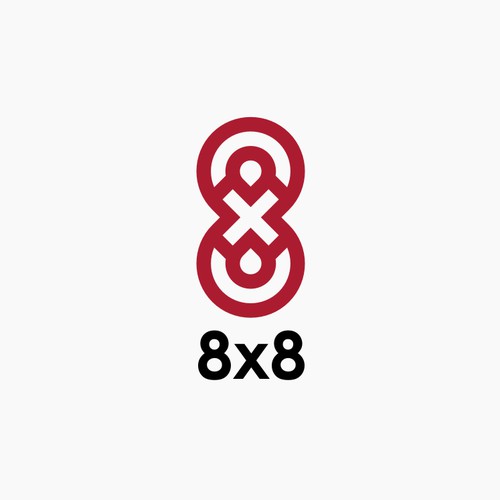 8X8