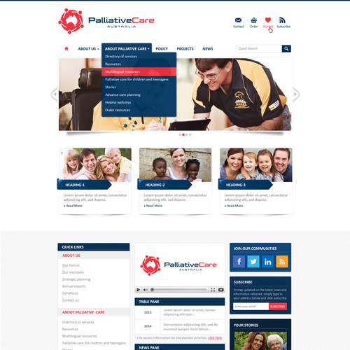 Peak Australian health organisation seeking an exciting new website