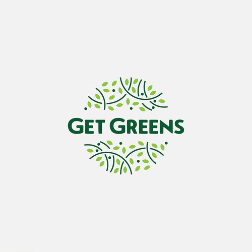 Get greens logo design