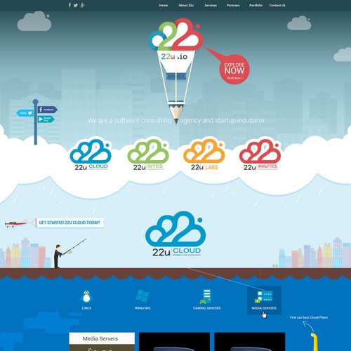 Parallax Scrolling Website