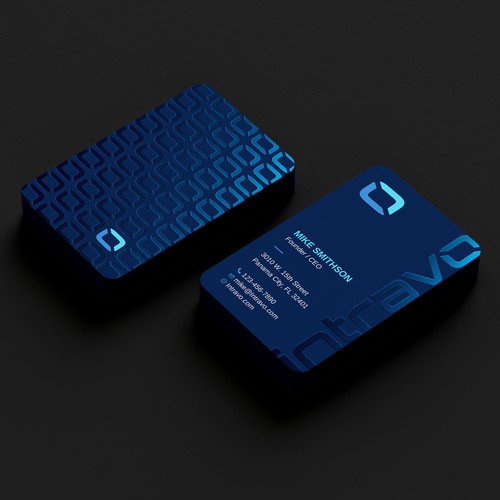 Bold Spot Uv Business Card