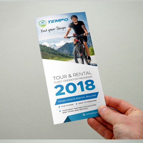 tri-fold for an ebike rental fleet program