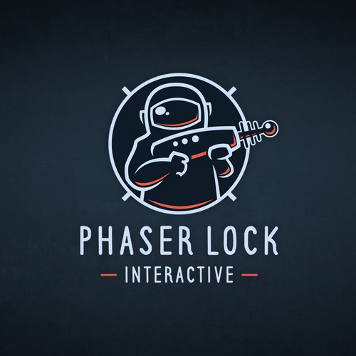 Logo for Virtual Reality Video Game company PHASER LOCK INTERACTIVE