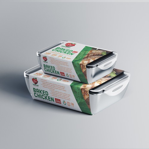 Meal Prep packaging design