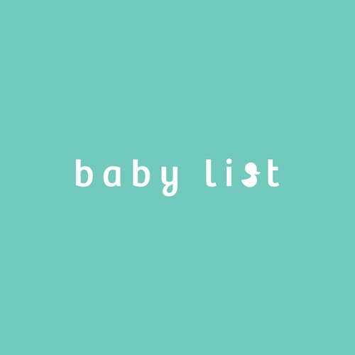Design an enticing, playful, polished logo for a baby registry company, BabyList