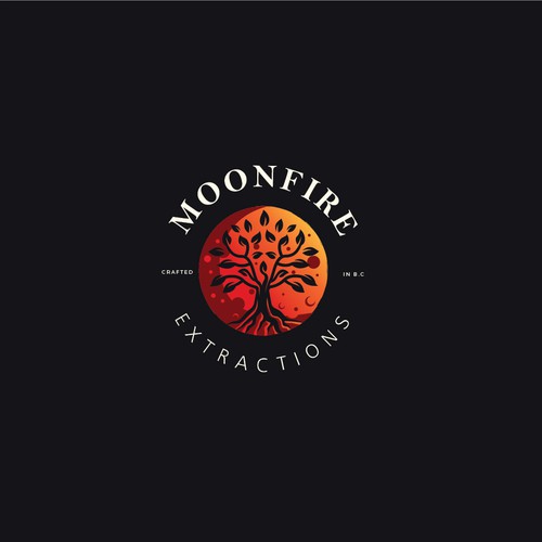 Moonfire logo concept.
