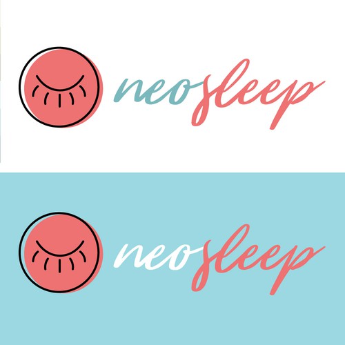 Minimal logo design for sleep medicine company