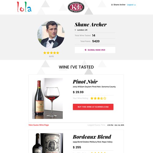 Profile Page - Playful Wine Company Website