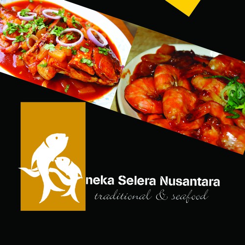 This is design for Aneka Selera Nusantara seafood restaurant