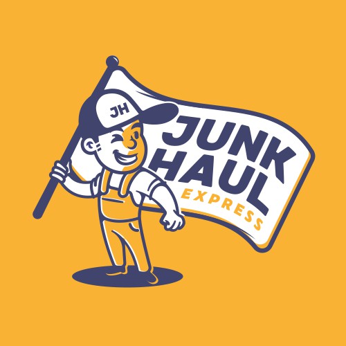 Logo concept for junk removal company