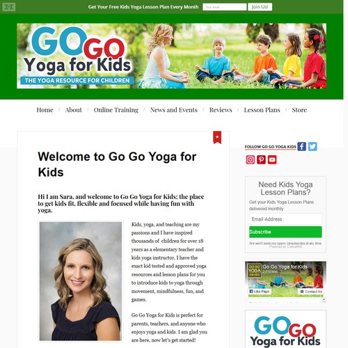 Go Go Yoga for Kids Header 