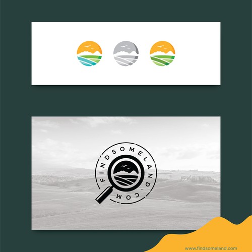 Find Some Land Logo design