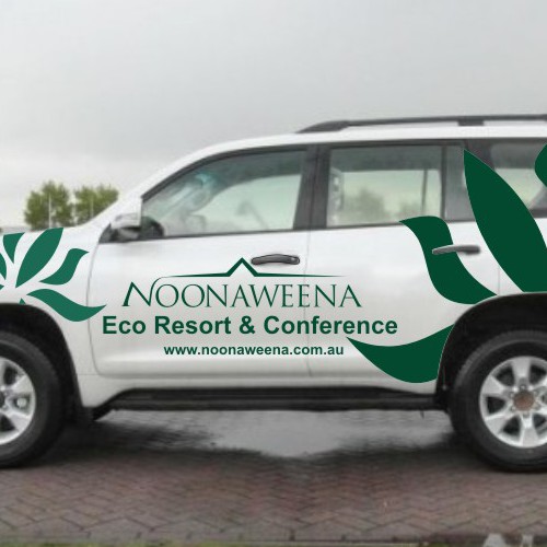 Eco resort car wrap