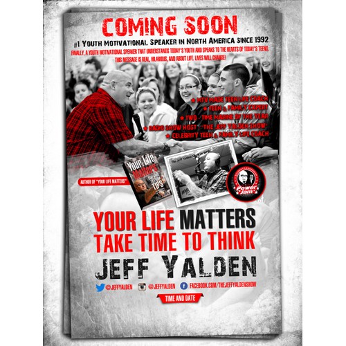 Jeff Yalden International needs a new postcard, flyer or print